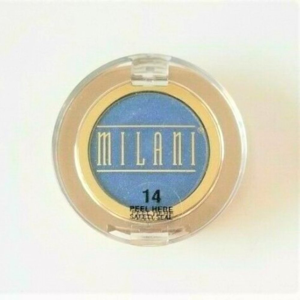 MILANI Single Velvety Powder Eyeshadow #14 Blue Ice